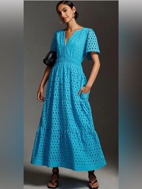 Anthropologie Somerset Maxi Dress: Eyelet Edition